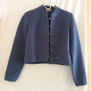 Boos 100% Virgin Wool Vintage  Women's Coat Size 40 Made in Austria